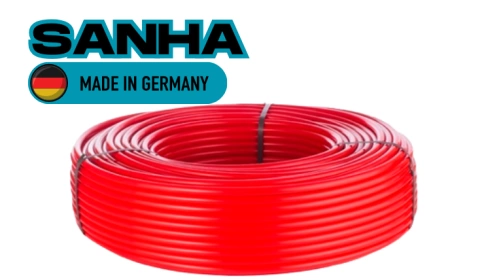 Пластиковая труба для теплого пола SANHA 16*2.0 PERT-EVOH-PERT 200м фото 1