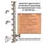 Комплект утепленного дымохода ф180/240 мм (5 метров) AISI 304-0,8 мм / AISI 430-0,5 мм 